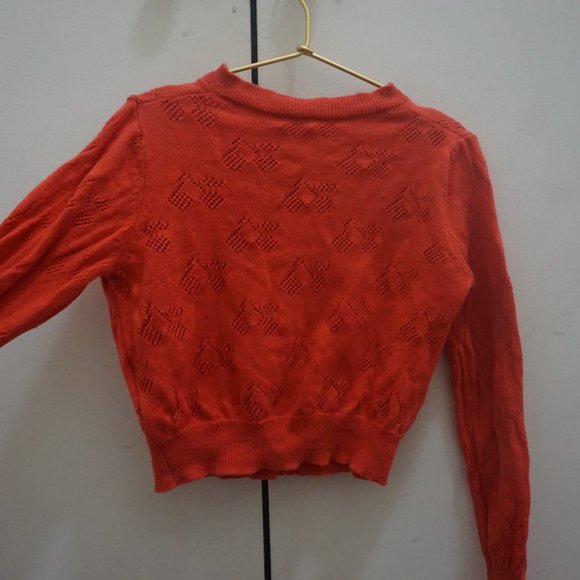 Red cherry cardigan - Picture 3 of 3